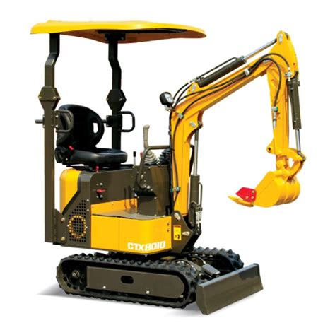 ctx 8010 mini excavator|RHINOCEROS CTX8010 OPERATIONS & PARTS MANUAL Pdf .